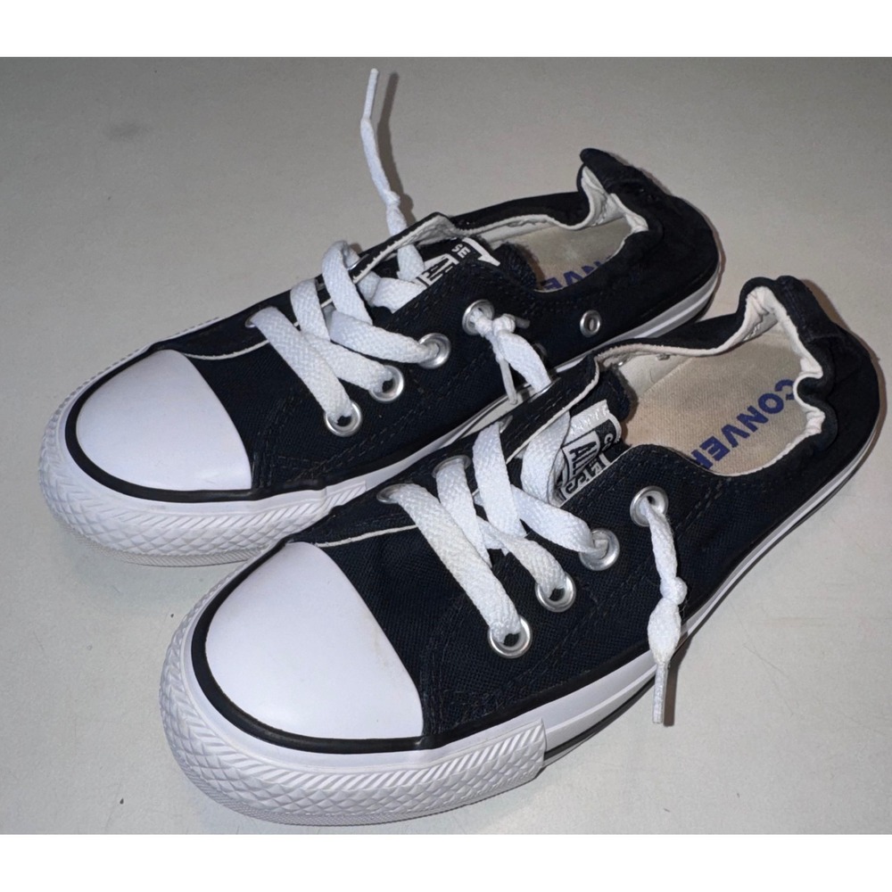 Converse Chuck Taylor All Star Shoreline Black White Slip On Sneakers 537081F 5
